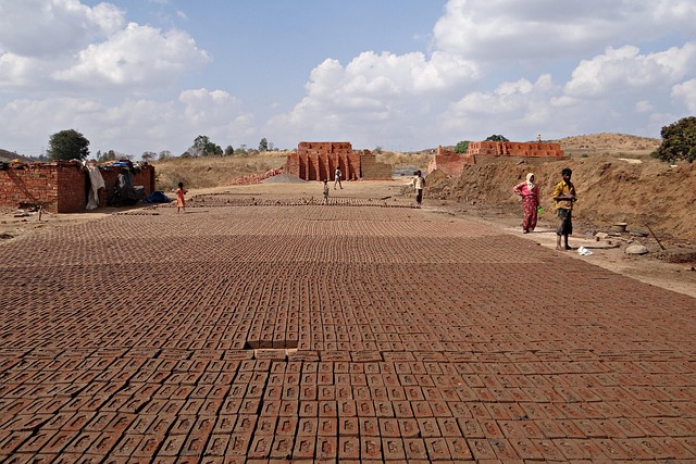 Clay bricks