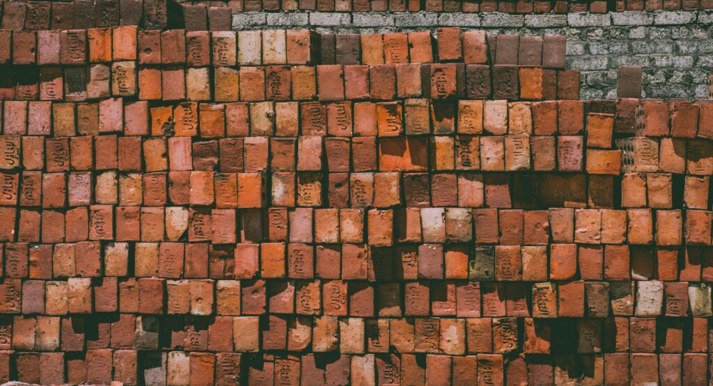 Clay bricks